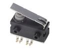 Micro Switch, D2AW-R, 100mA, 1NO, 2N, Leaf Lever